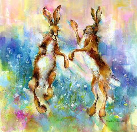 Hopping Mad Hare Card