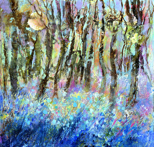 Bluebell by Moonlight Print