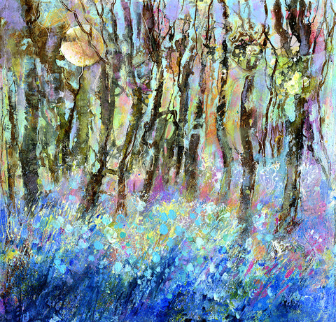 Bluebell by Moonlight Print