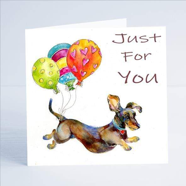 Dachshund Dog - Just For You card