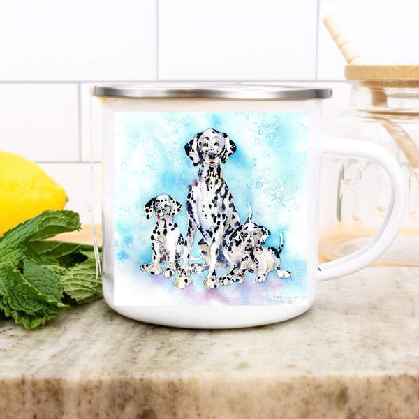 Dalmatian Dog Enamel Mug
