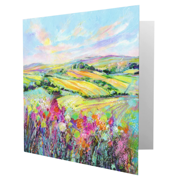 Evening Landscape Derbyshire Card