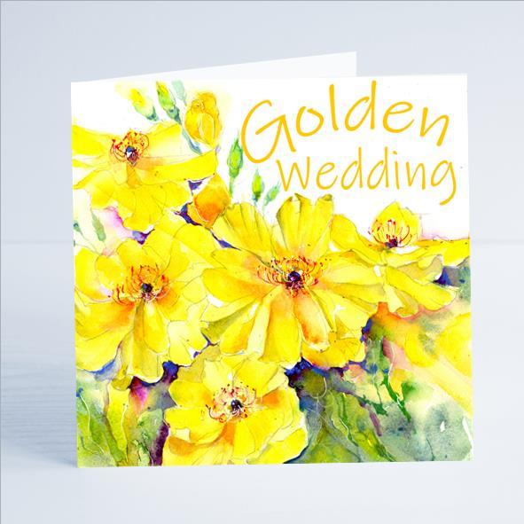 Golden Wedding Anniversary Card