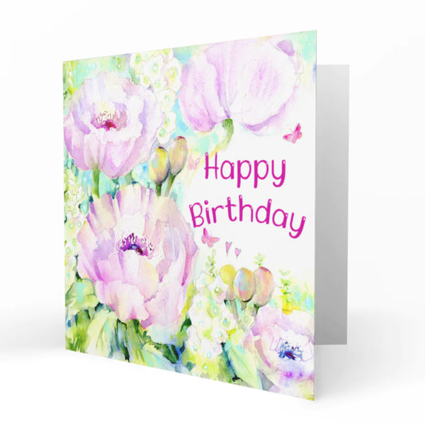 Happy Birthday Poppy Greeting Card