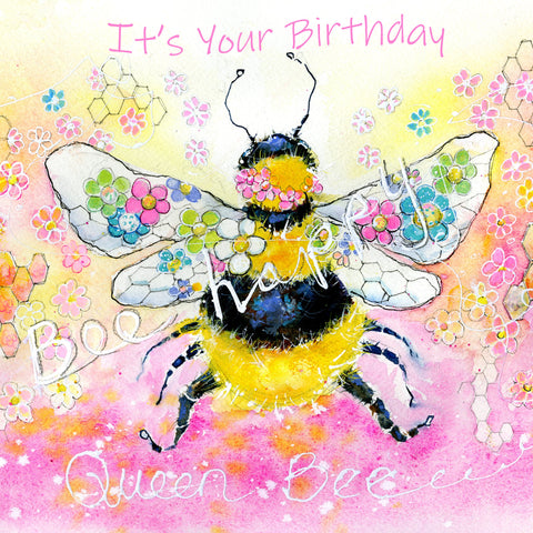 It's Your Birthday - Bee Happy Greeting Card