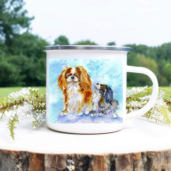 King Charles Spaniel Dog Enamel Mug