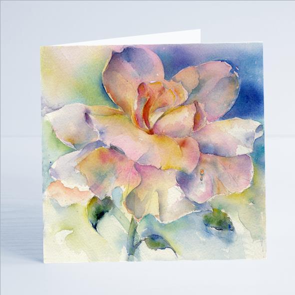 Magnolia Flower Card