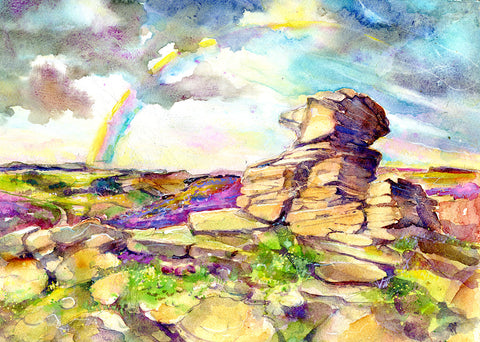 Mother Cap Derbyshire Landscape Print
