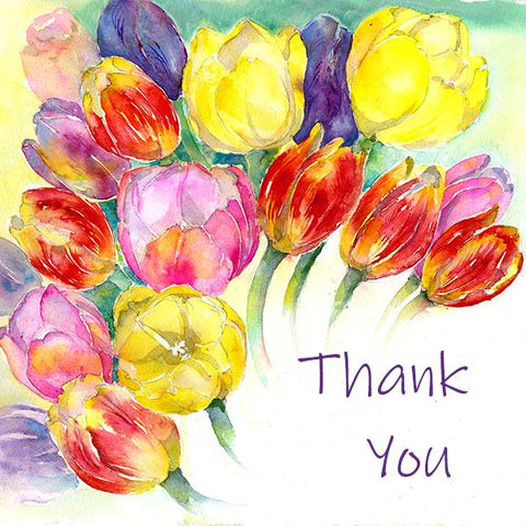 Thank You Notelet Card Pack