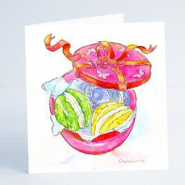 Cakes - Card-Sheila Gill Fine Art
