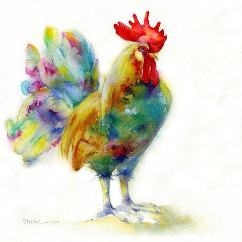 Rooster Card-Sheila Gill Fine Art