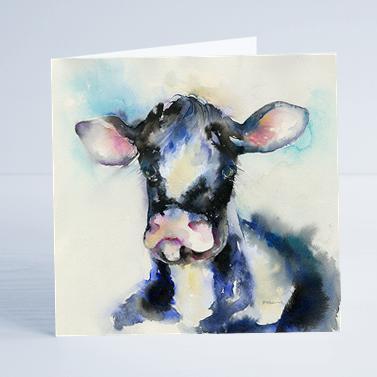 Cow Card-Sheila Gill Fine Art
