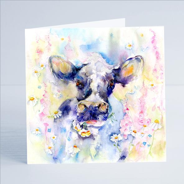 Cow Card-Sheila Gill Fine Art