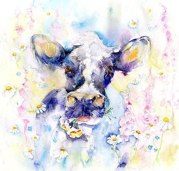 Cow Card-Sheila Gill Fine Art