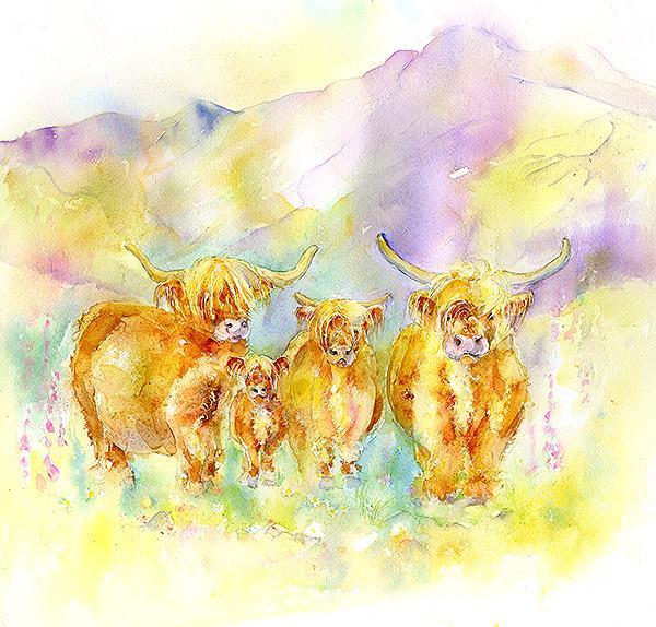 Cow Highland Print