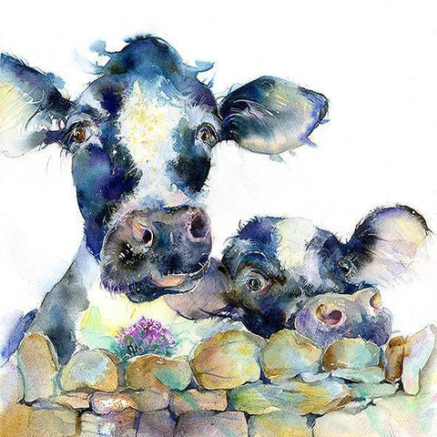 Cows Card-Sheila Gill Fine Art