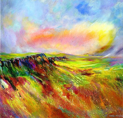 Curbar Edge - Card-Sheila Gill Fine Art