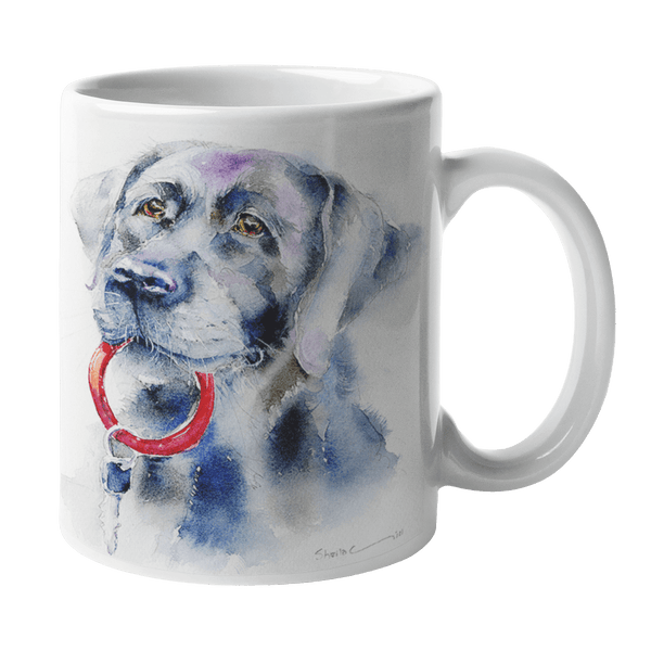 Dog Black Labrador Ceramic Mug