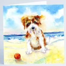 Jack Russell Dog Card-Sheila Gill Fine Art