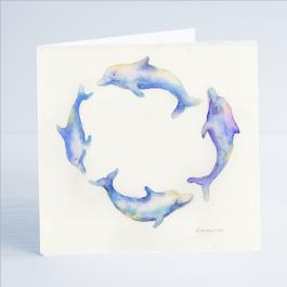 Dolphin Card-Sheila Gill Fine Art