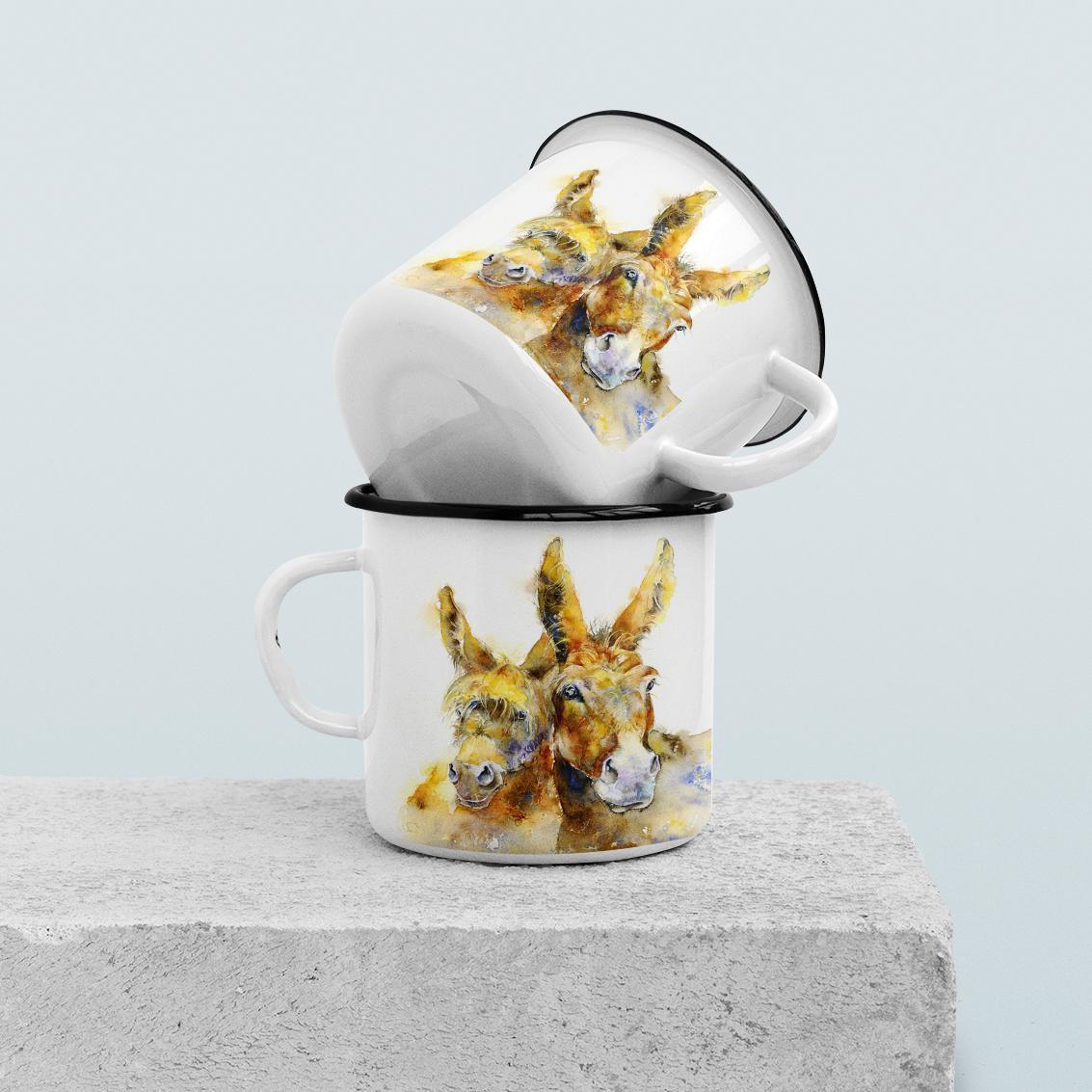 Donkeys - Enamel Mug