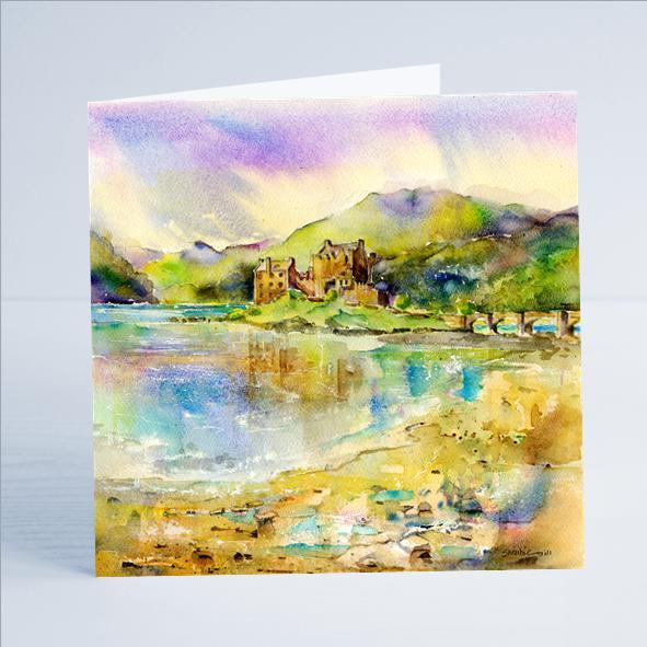 Eilean Donan Castle Card-Sheila Gill Fine Art