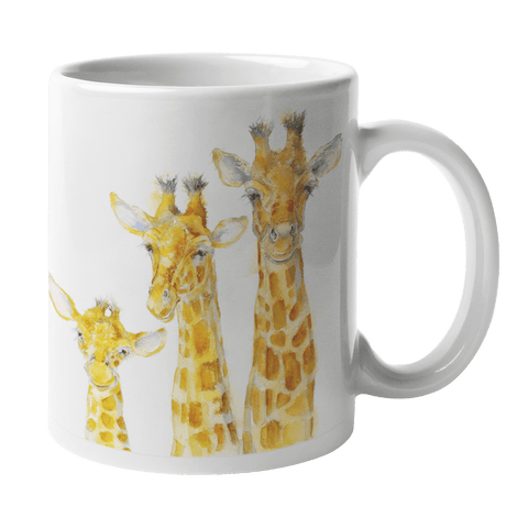 Giraffe Family Ceramic Mug