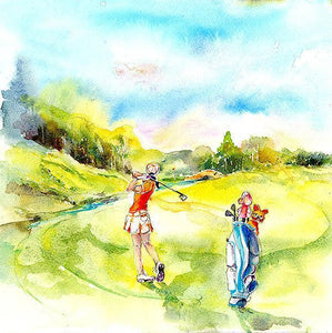 Golf - ladies Day - Card-Sheila Gill Fine Art