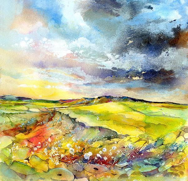 Higger Tor - Derbyshire - Card-Sheila Gill Fine Art