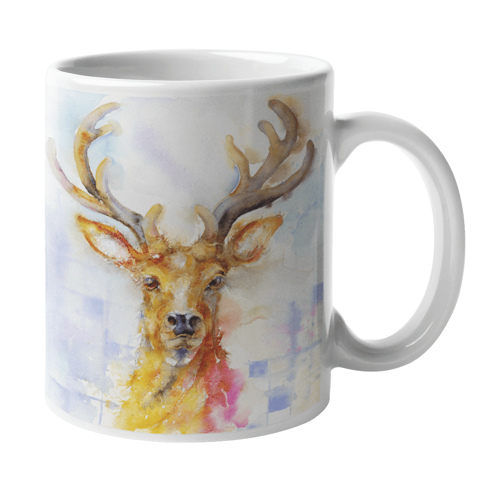 Highland Stag Ceramic Mug