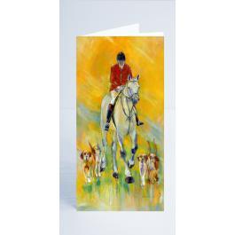 Horse - Morning Hunt - Card-Sheila Gill Fine Art