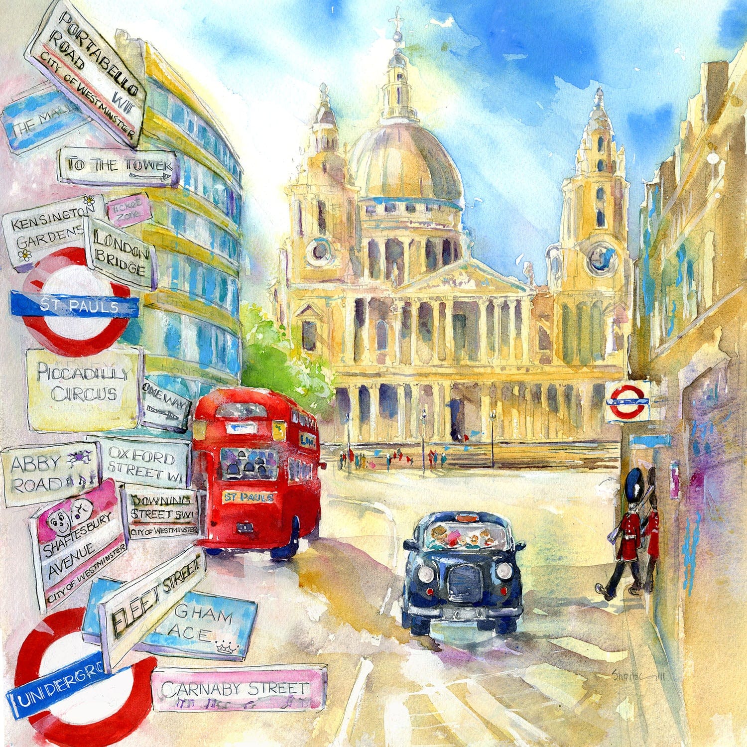 London Greeting Card