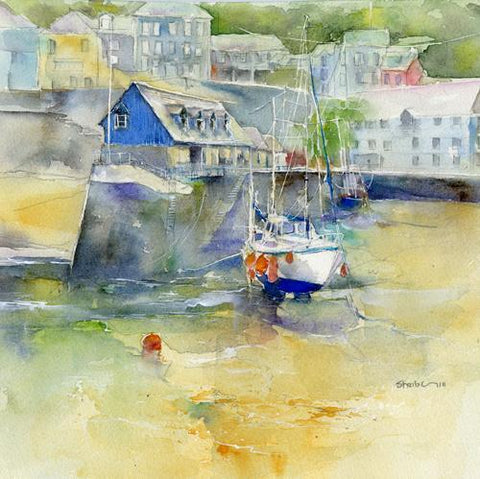 Mevagissey Cornwall - Card-Sheila Gill Fine Art