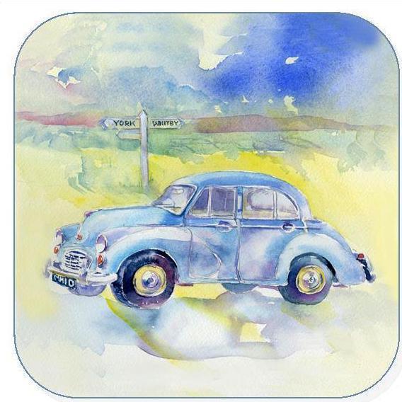 Morris Minor -  Coaster