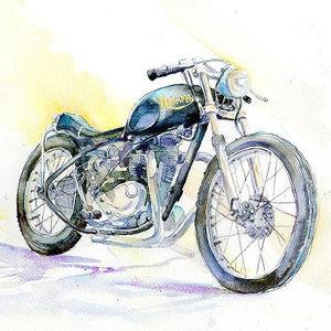 Triumph Motorcycle-Sheila Gill Fine Art