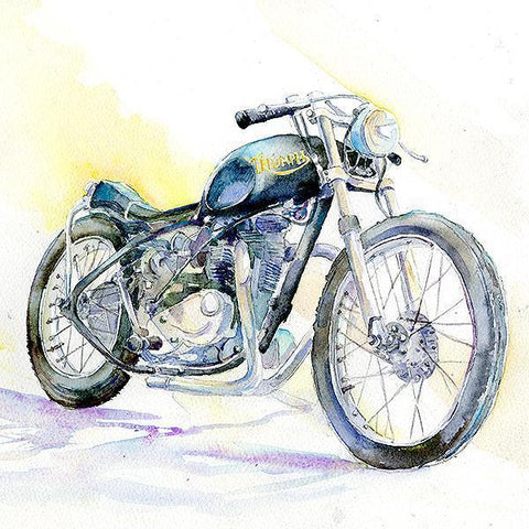 Triumph Motorcycle-Sheila Gill Fine Art