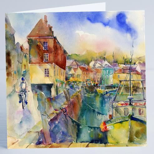 Padstow Cornwall - Card-Sheila Gill Fine Art