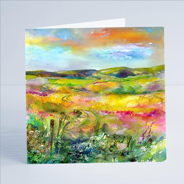 Peak Distrist Landscape - Card-Sheila Gill Fine Art