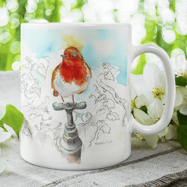 Robin Ceramic Mug