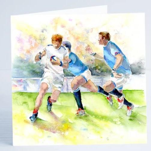Rugby Card-Sheila Gill Fine Art