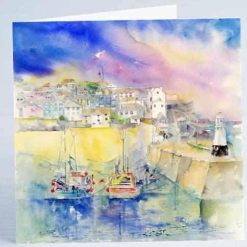 St Ives Cornwall - Card-Sheila Gill Fine Art