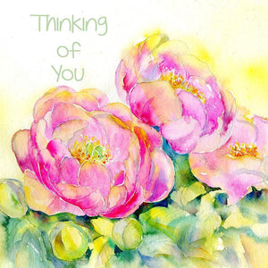Thinking of You, Flower - Card-Sheila Gill Fine Art
