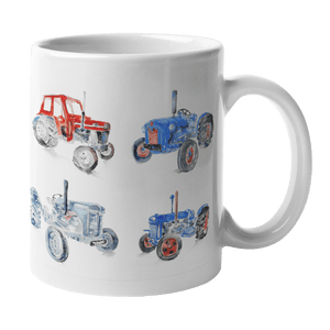 Vintage Tractors Ceramic Mug