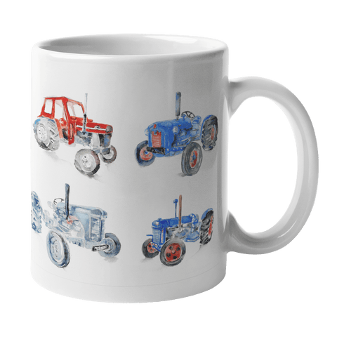 Vintage Tractors Ceramic Mug