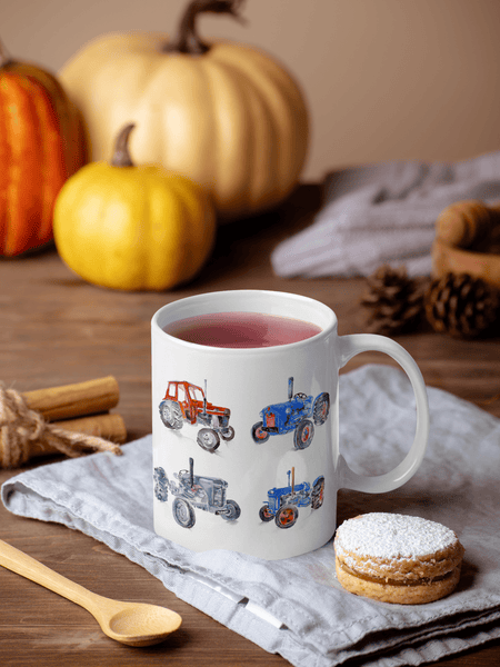 Vintage Tractors Ceramic Mug